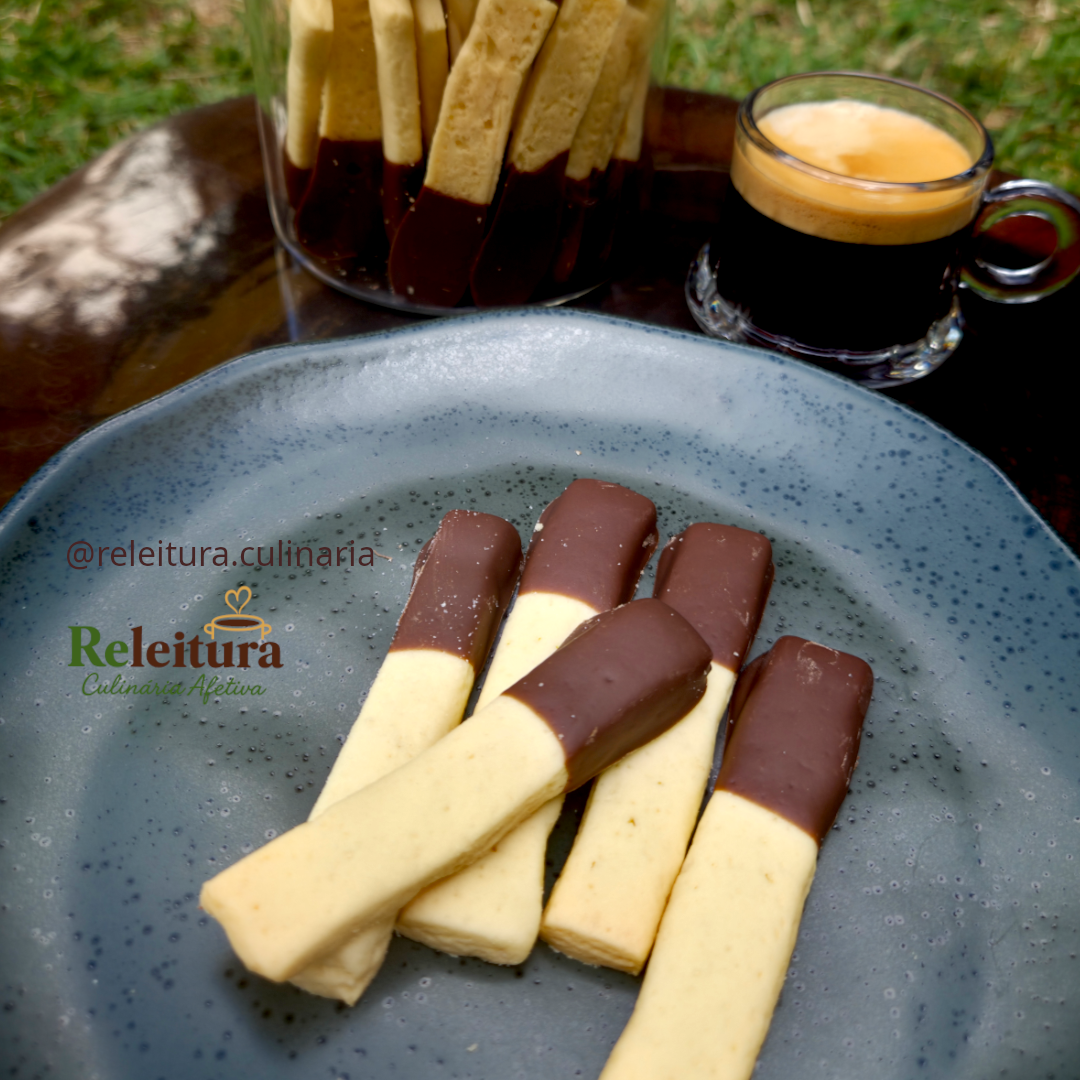 Palitinho de Baunilha com Chocolate Meio Amargo